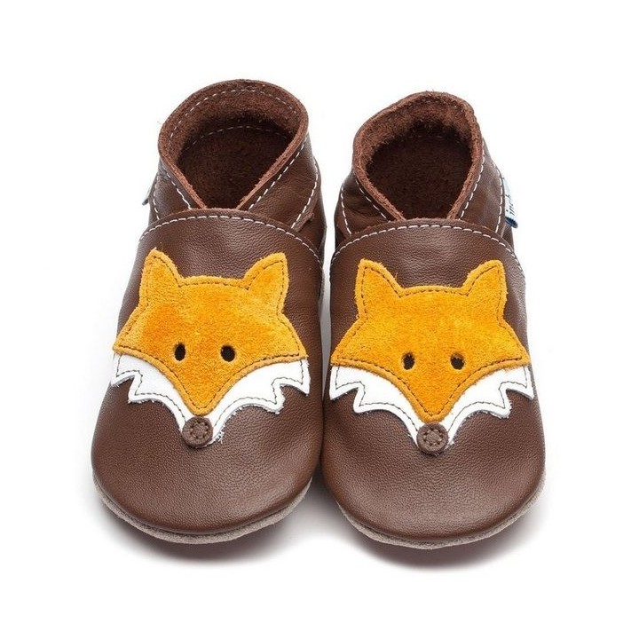 Inch Blue Inch Blue Babyschuhe Fox Chocolate Lauflernschuh