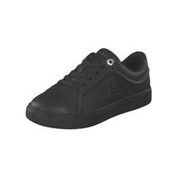 Tommy Hilfiger Casual Leather Cupsole Damen schwarz|schwarz