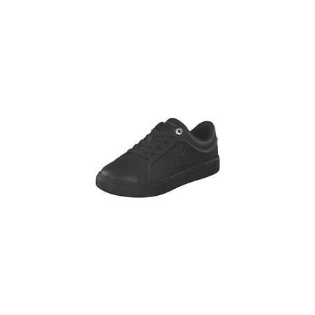 Tommy Hilfiger Casual Leather Cupsole Damen schwarz|schwarz