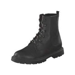 s.Oliver Schnür Boots Mädchen schwarz|schwarz