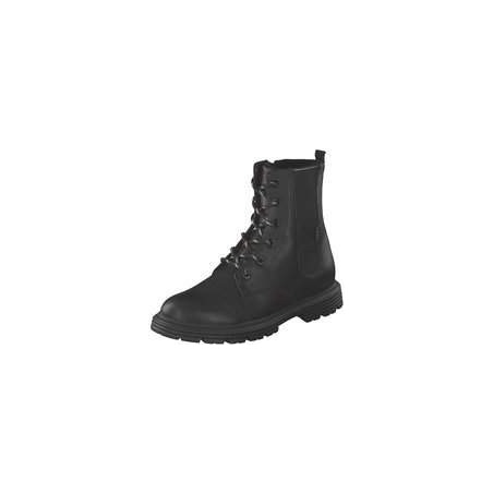 s.Oliver Schnür Boots Mädchen schwarz|schwarz