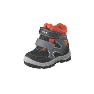 Geox B Flanfil Boy Klett Boots Jungen schwarz|schwarz|schwarz