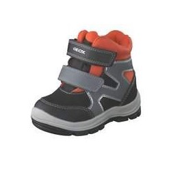 Geox B Flanfil Boy Klett Boots Jungen schwarz|schwarz|schwarz