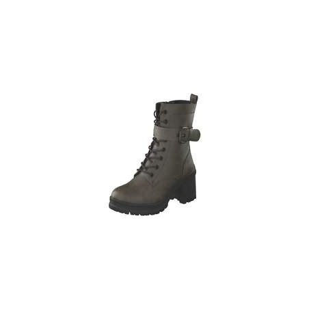 Charmosa Schnürstiefelette Damen grün|grün