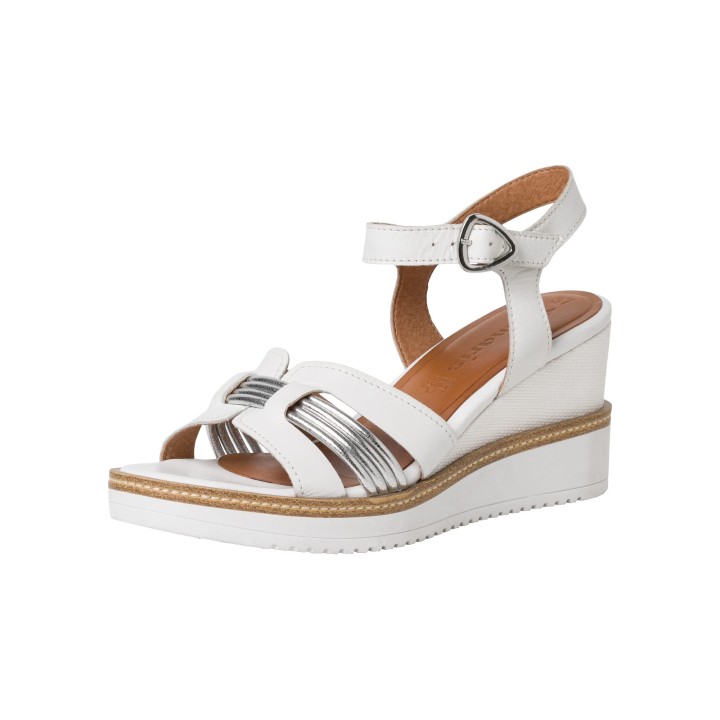 Klassische Sandalen weiss Sandale 39
