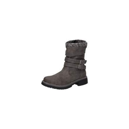 Via della Rosa Stiefelette Damen grau|grau