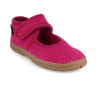 Haflinger Mädchen Klett Hausschuhe Feline, inka, Slipper, Winter Hausschuh atmungsaktiv