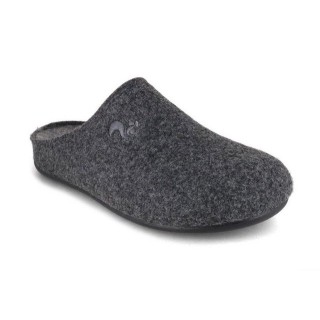 thies Filzpantoffeln für Einlagen, roca-ceniza, thies, damen, herren, pantof Hausschuh vegan