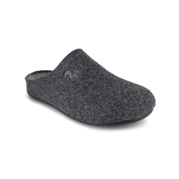 thies Filzpantoffeln für Einlagen, roca-ceniza, thies, damen, herren, pantof Hausschuh vegan