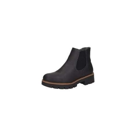 Via della Rosa Chelsea Boots Damen schwarz|schwarz