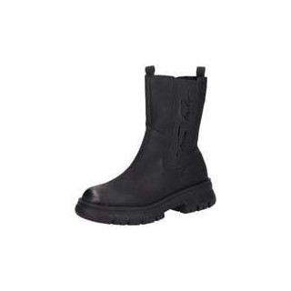 Tom Tailor Chelsea Stiefelette Damen schwarz|schwarz