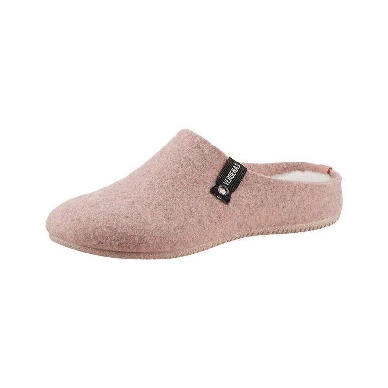 VERBENAS York Fieltro Pantoffel, Hausschuh, Homeslipper, Clog mit Warmfutter-Innensohle