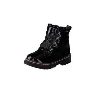 Tom Tailor Schnür Boots Mädchen schwarz|schwarz|schwarz