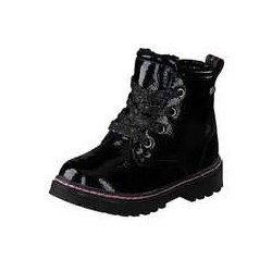 Tom Tailor Schnür Boots Mädchen schwarz|schwarz|schwarz