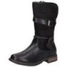 Charmosa Stiefelette Damen schwarz|schwarz|schwarz