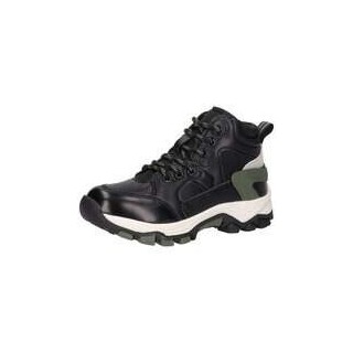 Rushour Schnür Boots Jungen schwarz|schwarz