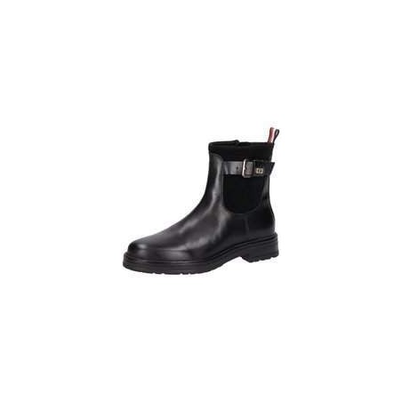 Tommy Hilfiger Thermo Material Mix Belt Booti Damen schwarz|schwarz