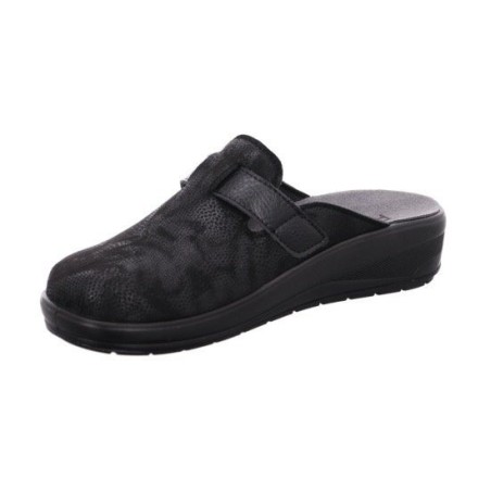 Rohde CATANIA Pantoffel, Hausschuh, Schlappen, Clog mit Klettriemchen