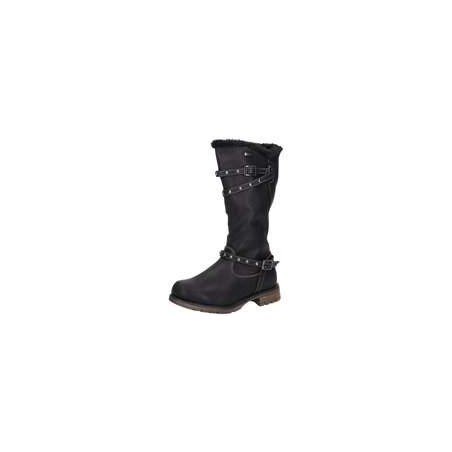 Barbarella Stiefel Mädchen schwarz|schwarz