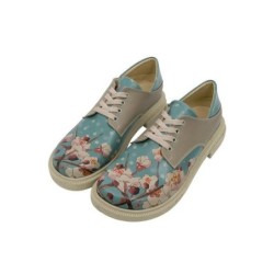 DOGO Damen Diana Blue Ground Vegan Damen Halbschuhe / Girl Outdoorschuh Vegan