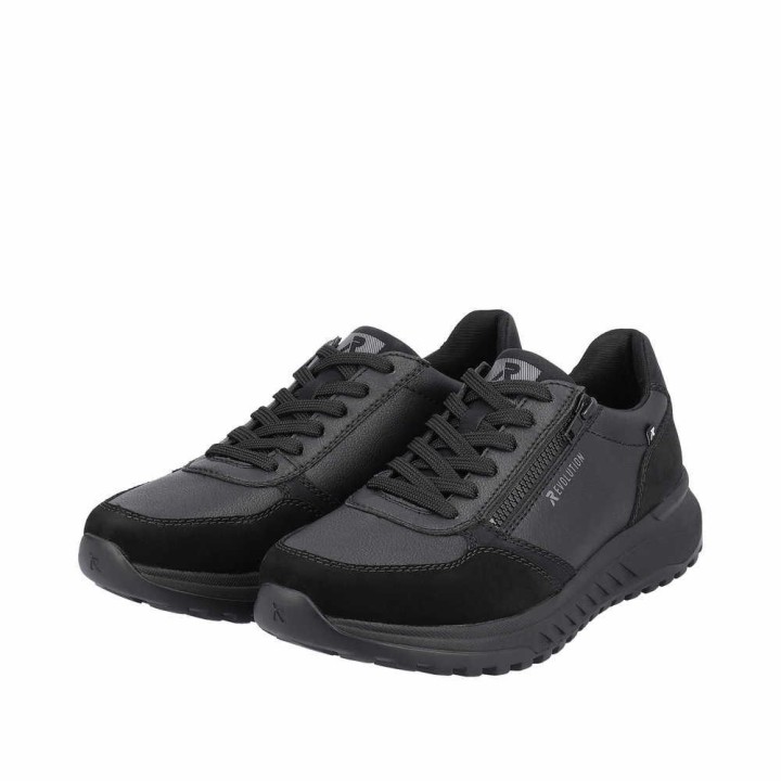 Freizeit Schnürer schwarz U0101 00 Herren Sneaker Schwarz 42