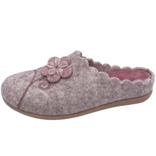 PADERO Damen Pantoffel Filz Hausschuh
