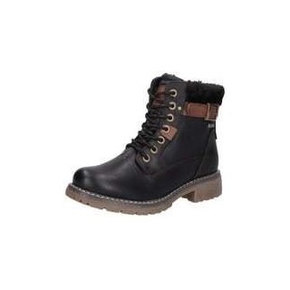 Puccetti Schnür Boots Damen schwarz|schwarz