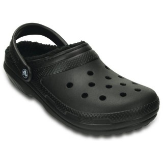 Crocs Classic Lined Clog Hausschuh Gartenclog, Schlappen, Clog, mit kuscheligem Fellimitat