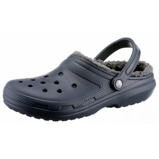 Crocs Classic Lined Clog Hausschuh Gartenclog, Schlappen, Clog, mit kuscheligem Fellimitat