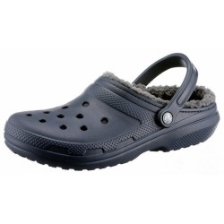 Crocs Classic Lined Clog Hausschuh Gartenclog, Schlappen, Clog, mit kuscheligem Fellimitat