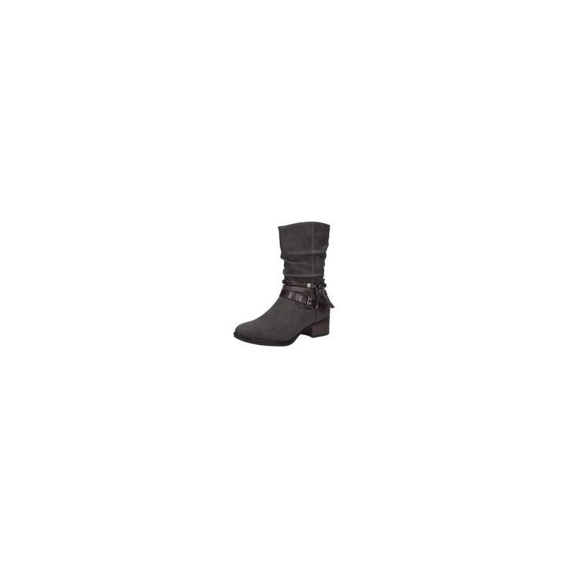 Charmosa Stiefelette Damen grau|grau
