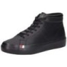 Tommy Hilfiger Modern Vulc Lth Hi WL Herren schwarz|schwarz