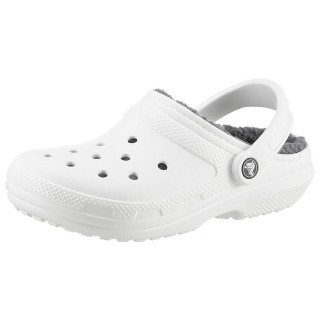 Crocs Classic Lined Clog Hausschuh Gartenclog, Schlappen, Clog, mit kuscheligem Fellimitat