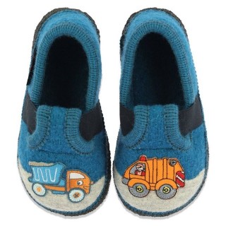 Beck Hüttenschuh LKW Hüttenschuhe (aus Österreich, warme Füße für Kita, Schule und Zuhause) rutschfeste Laufsohle, 100% atmun