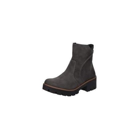 Rieker Stiefelette Damen grau|grau