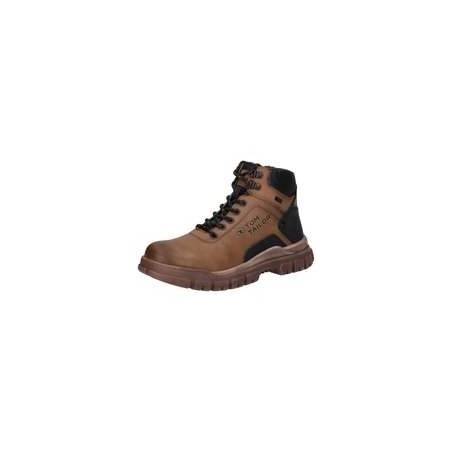 Tom Tailor Schnürstiefelette Herren braun|braun