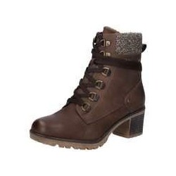 Relife Schnürstiefelette Damen braun|braun