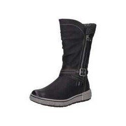 Relife Stiefelette Damen schwarz|schwarz