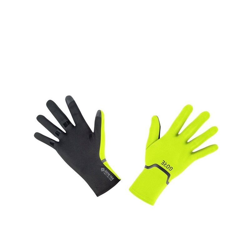 GORE® Wear Gore Wear GTX Infinium Stretch Gloves Neon Yellow Black Outdoorschuh