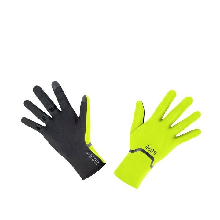 GORE® Wear Gore Wear GTX Infinium Stretch Gloves Neon Yellow Black Outdoorschuh