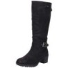 Relife Langschaftstiefel Damen schwarz|schwarz