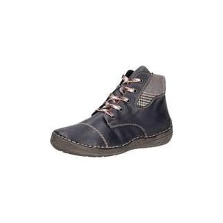 Rieker Schnürstiefelette Damen blau|blau