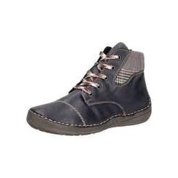 Rieker Schnürstiefelette Damen blau|blau