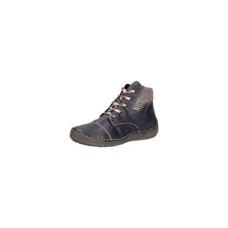 Rieker Schnürstiefelette Damen blau|blau