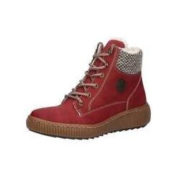 Rieker Schnür Boots Damen rot|rot