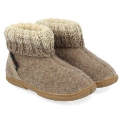 Haflinger Fidelius Yuki Kinderhausschuhe mit Kragen und Gummisohle unisex Hausschuh