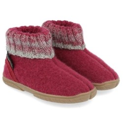 Haflinger Fidelius Yuki Kinderhausschuhe mit Kragen und Gummisohle unisex Hausschuh