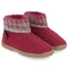 Haflinger Fidelius Yuki Kinderhausschuhe mit Kragen und Gummisohle unisex Hausschuh
