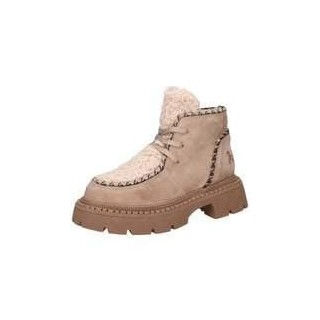 2Go Fashion Schürstiefelette Damen beige|beige