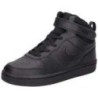 Nike Court Borough Mid 2 Sneaker Mädchen|Jungen schwarz|schwarz|schwarz|schwarz